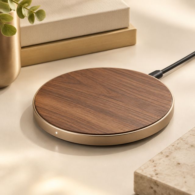 15W Wooden Wireless Charging Pad