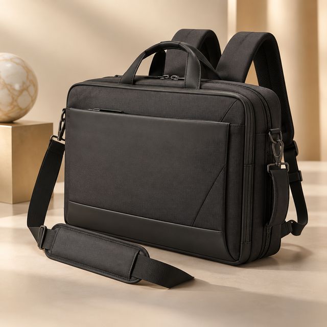 3-in-1 Messenger, Backpack and Sling Business Bag