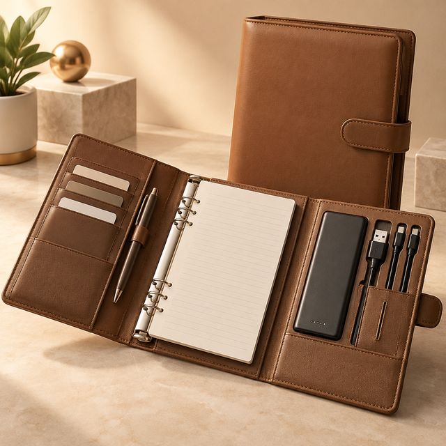 A5 Ring-binder Power Bank Organiser