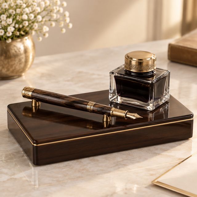 Calligraphy Pen and Ink Desk Set