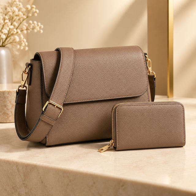 Crossbody Bag and Wallet Combo
