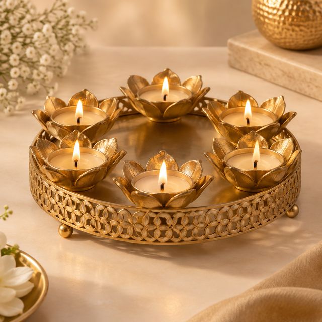 Diya Ring Platter