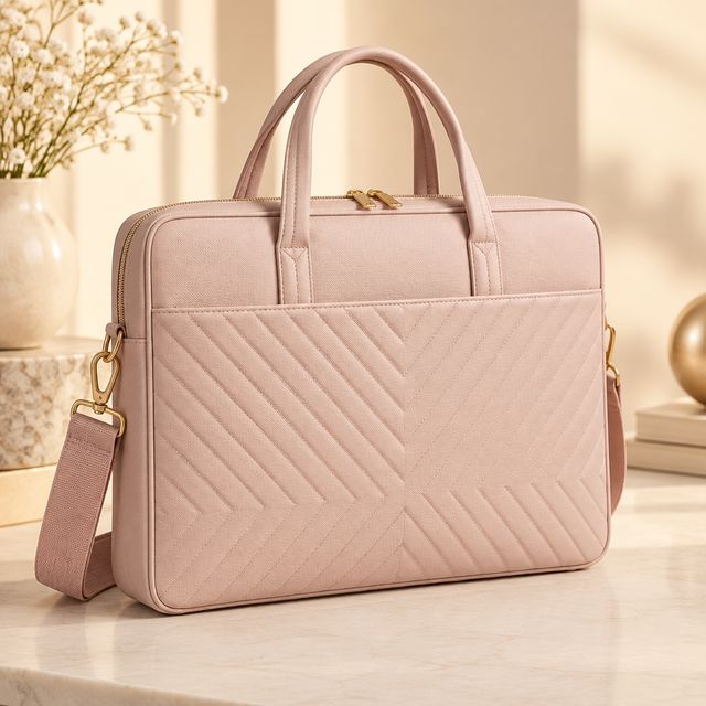 Embossed Pastel Laptop Bag