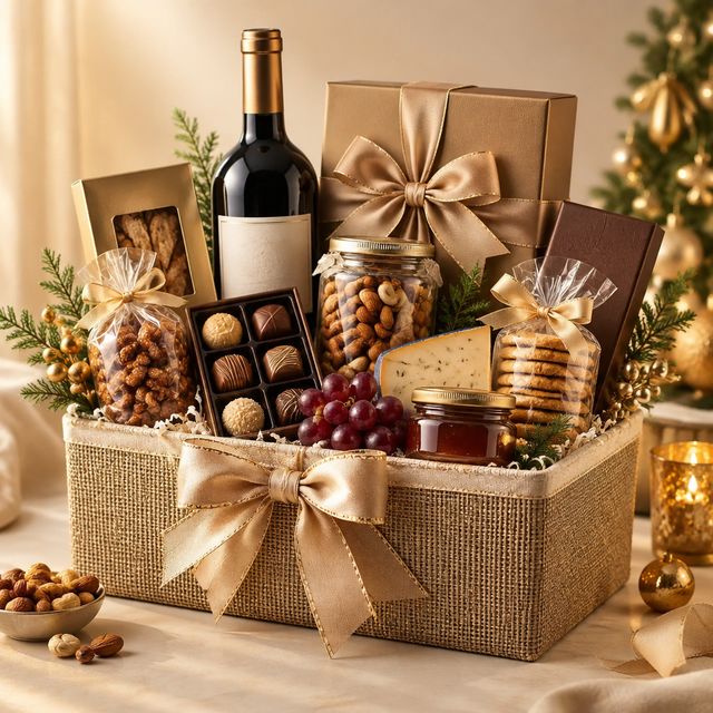 Festive Gourmet Basket Hamper