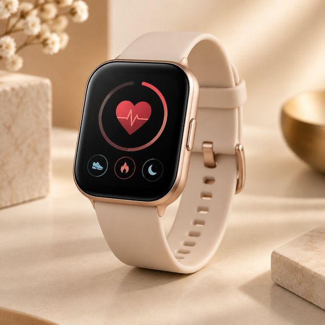 Fitness Smart Watch with Heart-rate Monitor