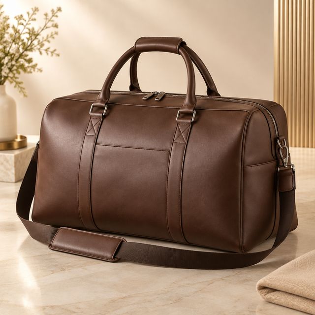 Folding Leatherette Travel Bag