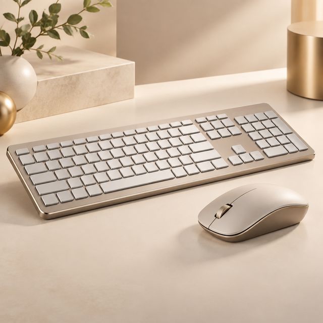 Full-size Wireless Keyboard and Mouse Combo