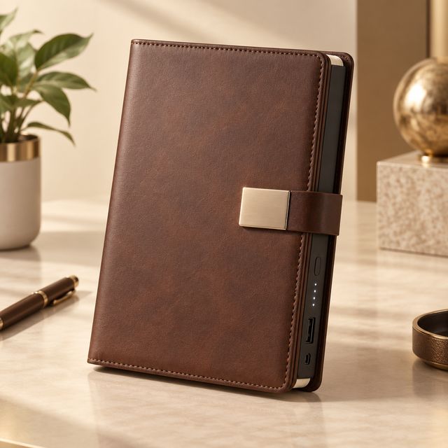 Leatherette Power Bank Diary 5000mAh