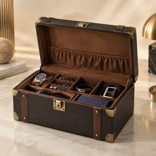 Men's Trunk-style Accessory Box