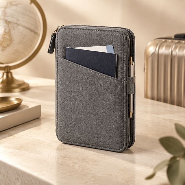 Multifunctional Fabric Passport Holder