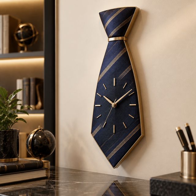 Necktie Wall Clock