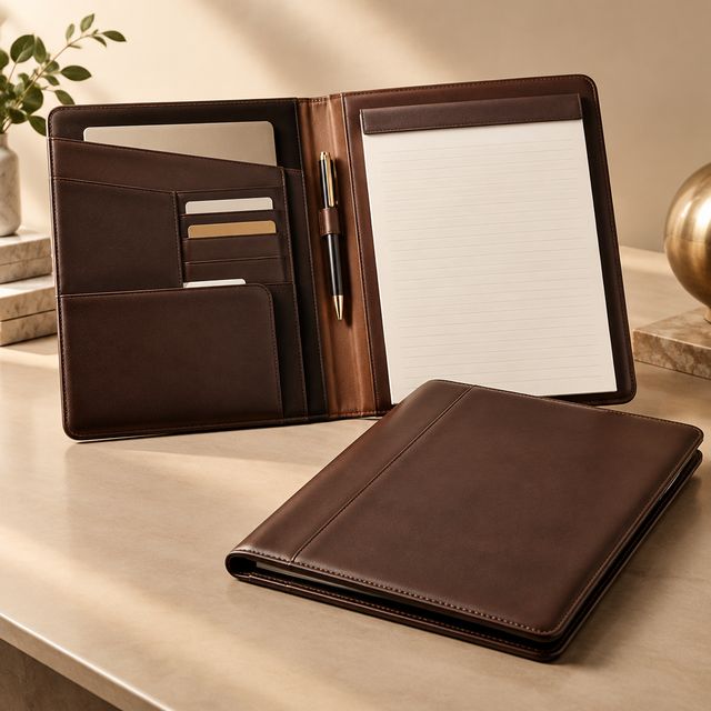 Premium Leather Writing Folder