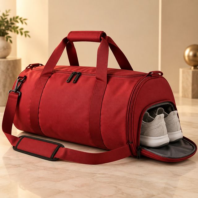 Red Barrel Gym Bag with Shoe Compartment