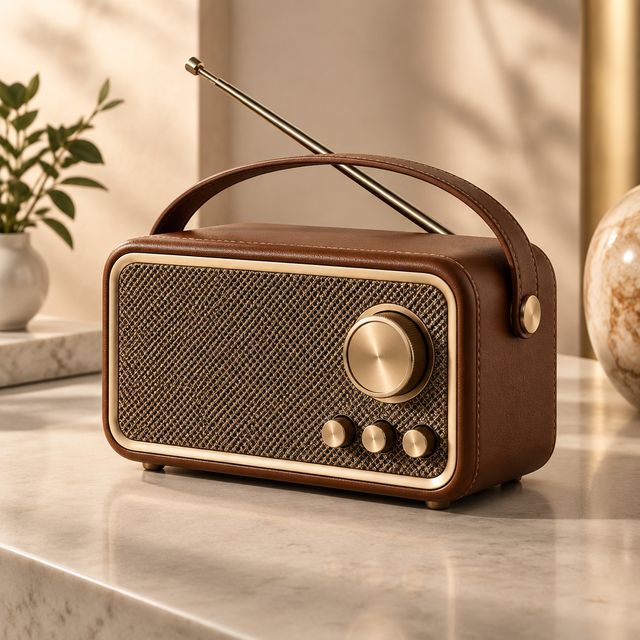 Retro Portable Music Radio