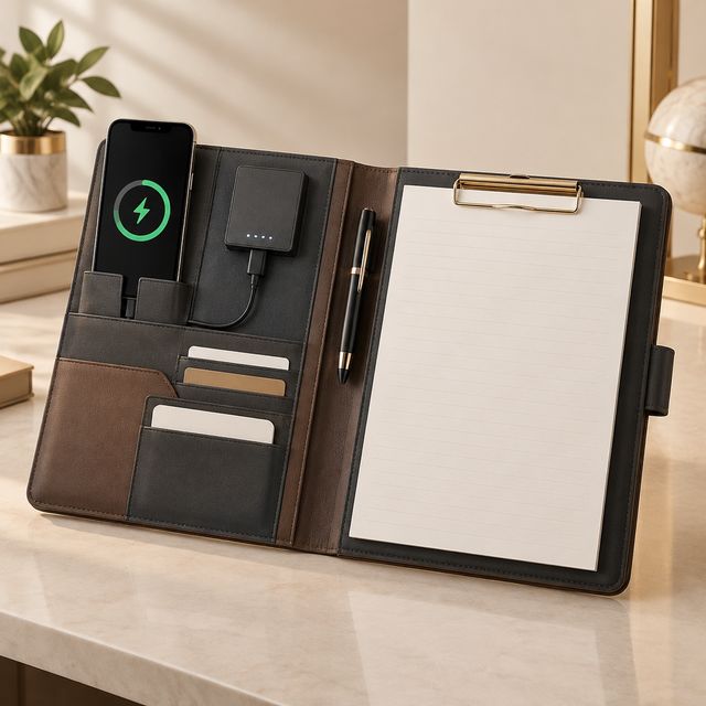 Smart Doctor's Clip Folder with Charging Point