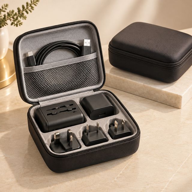 Travel Cable Adapter Kit in Case